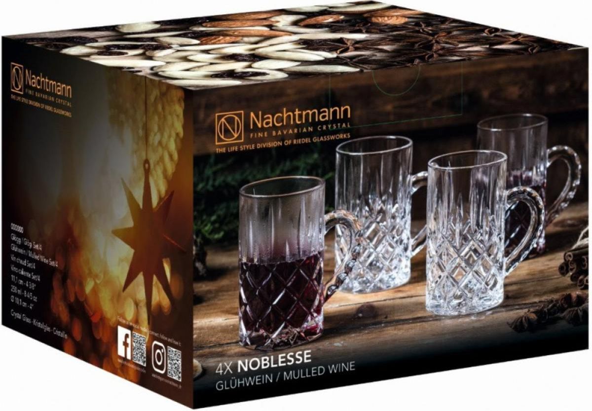 NACHTMANN Noblesse Glass med hank 250ml 4pk