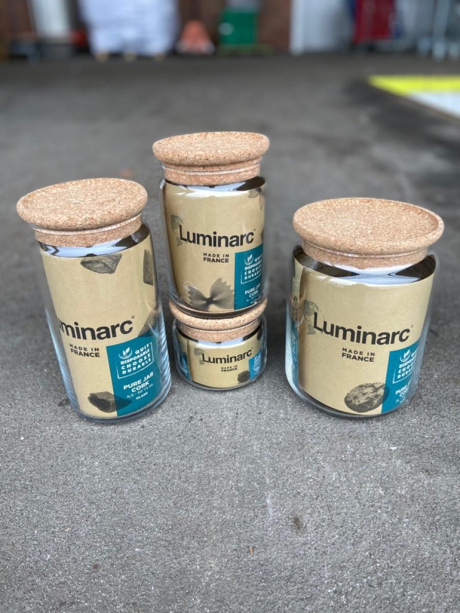LUMINARC Pure Jar Kork 0,5 liter med lokk