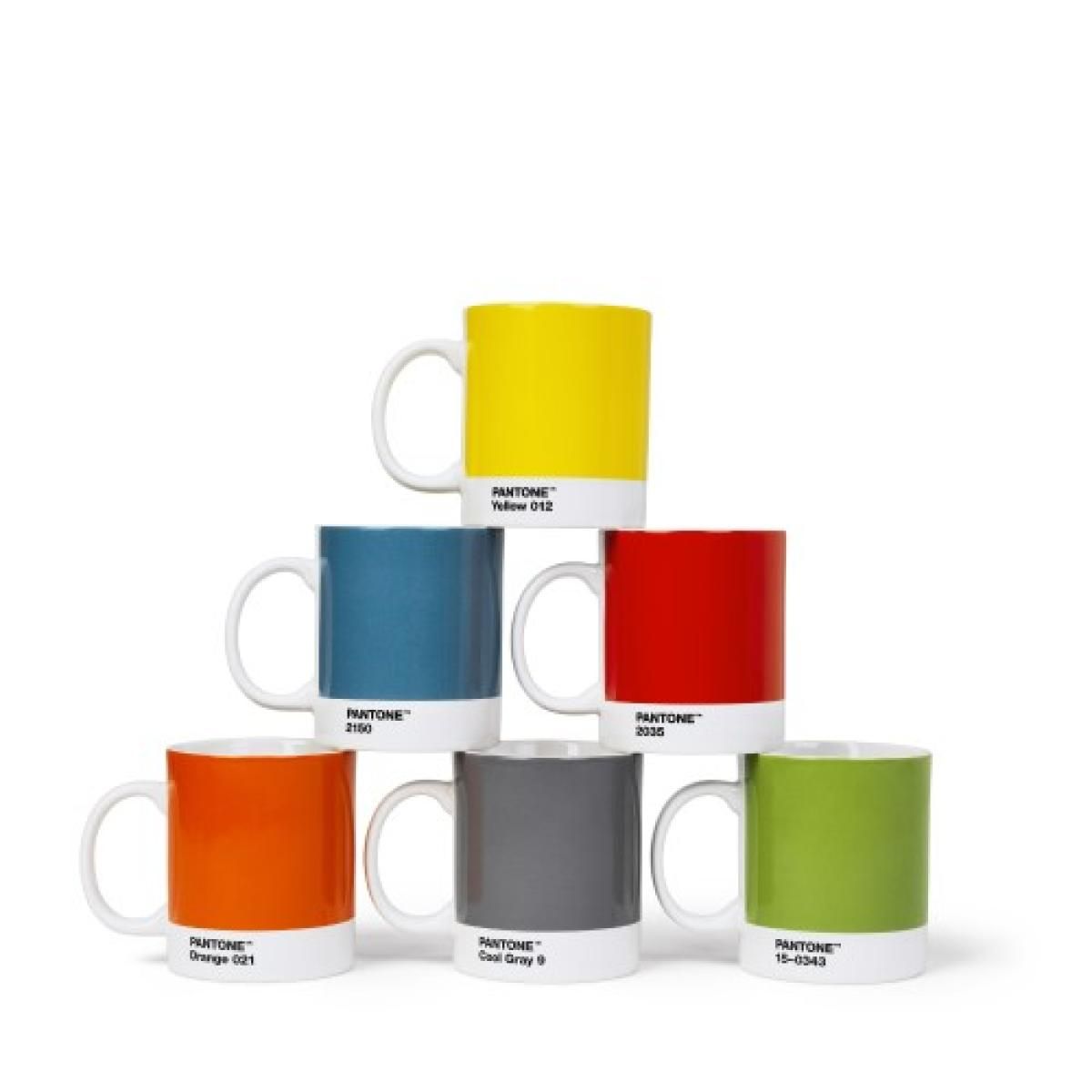 PANTONE Kopp med hank, 375ml, Brown