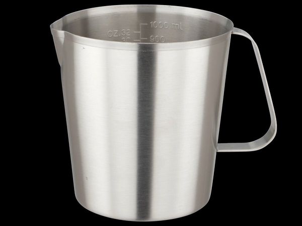 Hovedbilde WEIS Målebeger i stål, 1 liter