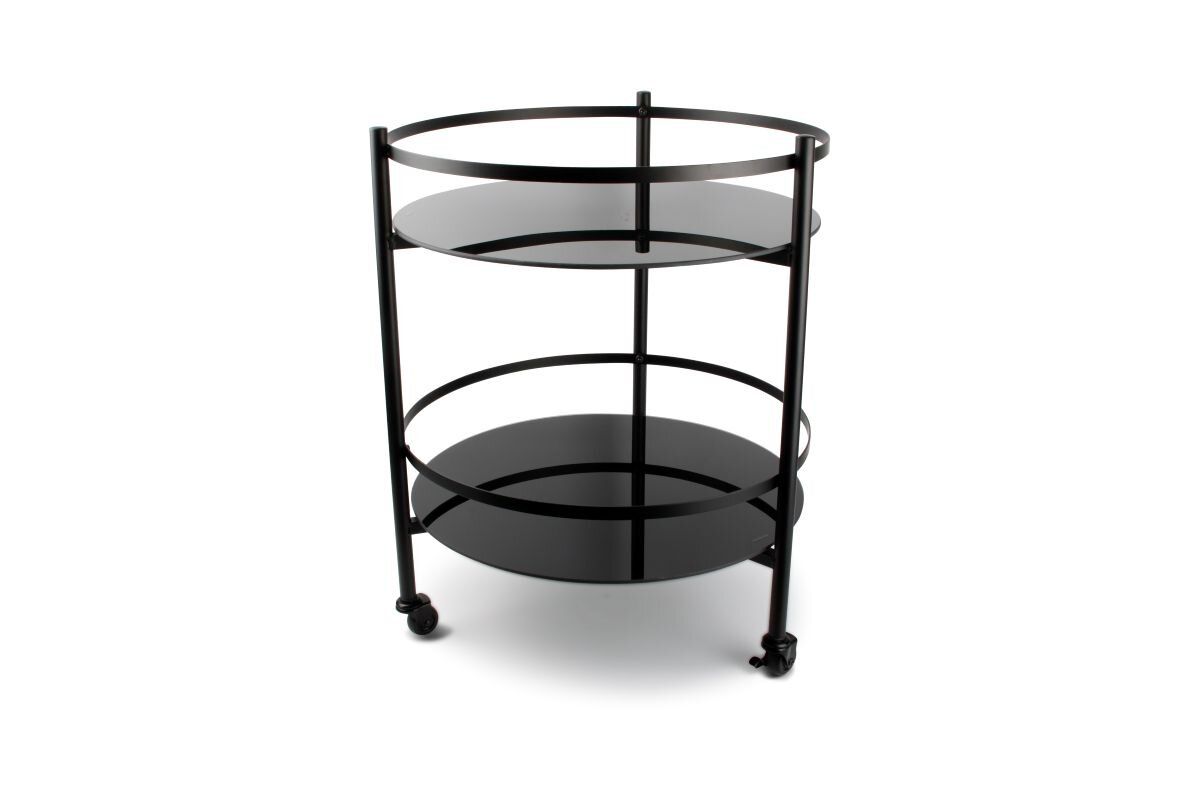 SP COLLECTION Bar Serveringsvogn 48xH61,5cm - 2 hyller, Black