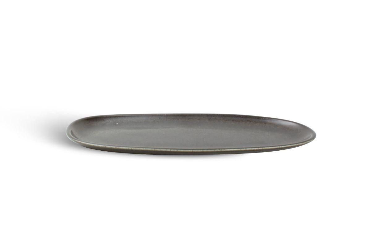 FINE2DINE Ceres Avlang Tallerken 34x14,5cm | Svart