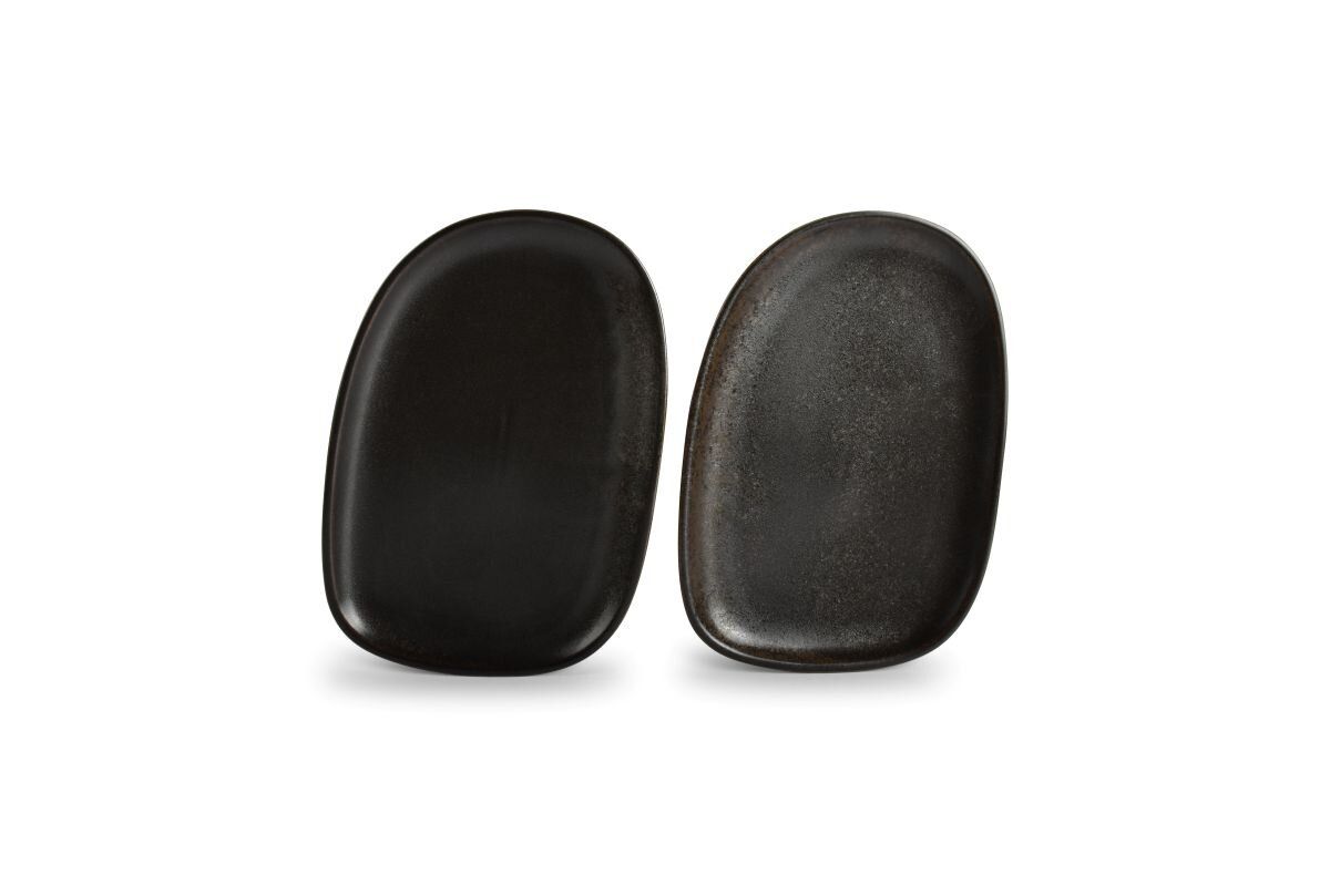 FINE2DINE Ceres Tallerken 33x23cm | Svart