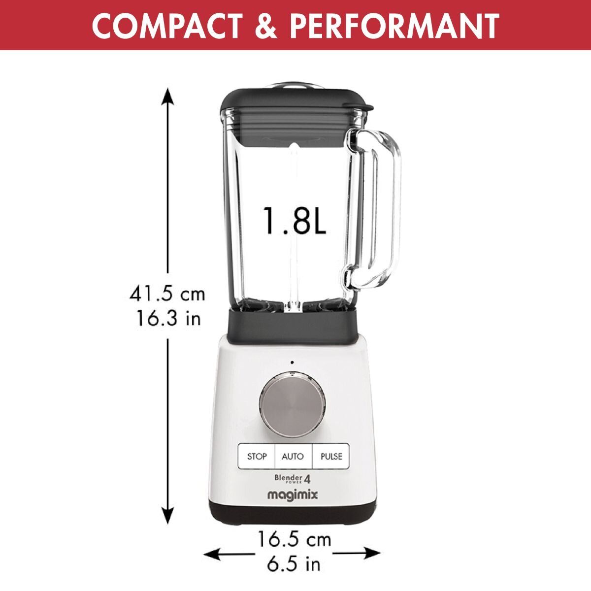 MAGIMIX Blender Power 4 White