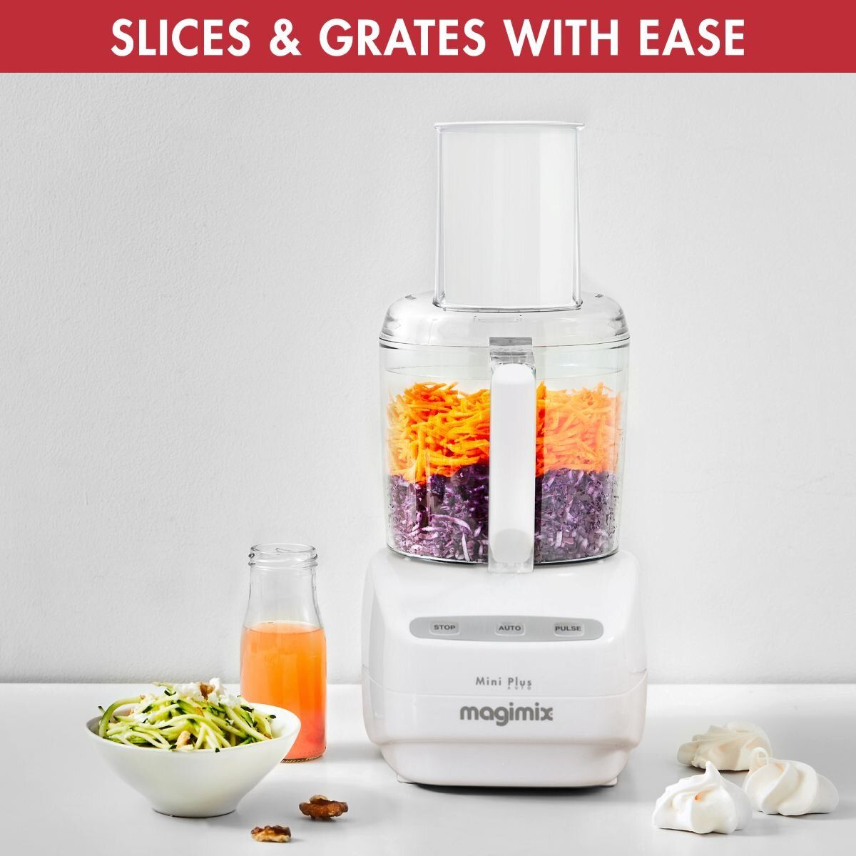 MAGIMIX Food processor Mini Plus White