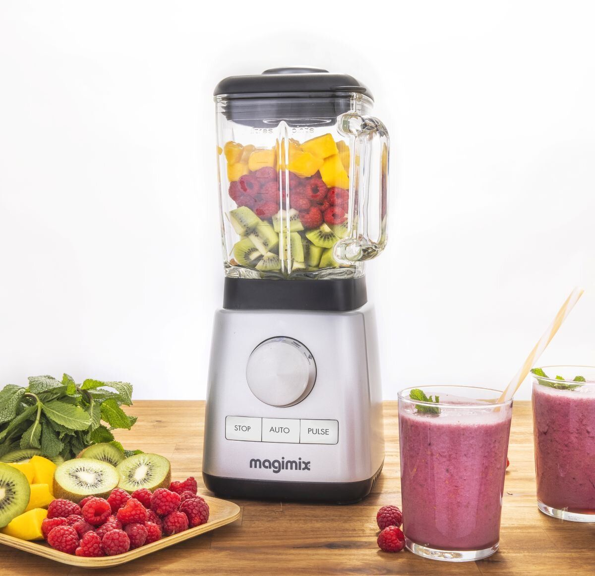 MAGIMIX Blender Power 3 Matte Chrome