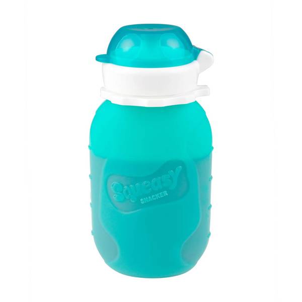Hovedbilde SQUEASY Klemmeflaske i silikon 180ml Turkis